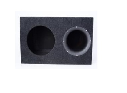 Короб 12''  НА ТРУБЕ спереди Фанера